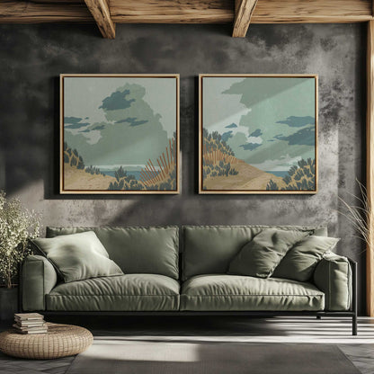 [Color:Satin Black], Picture of art in a Satin Black frame