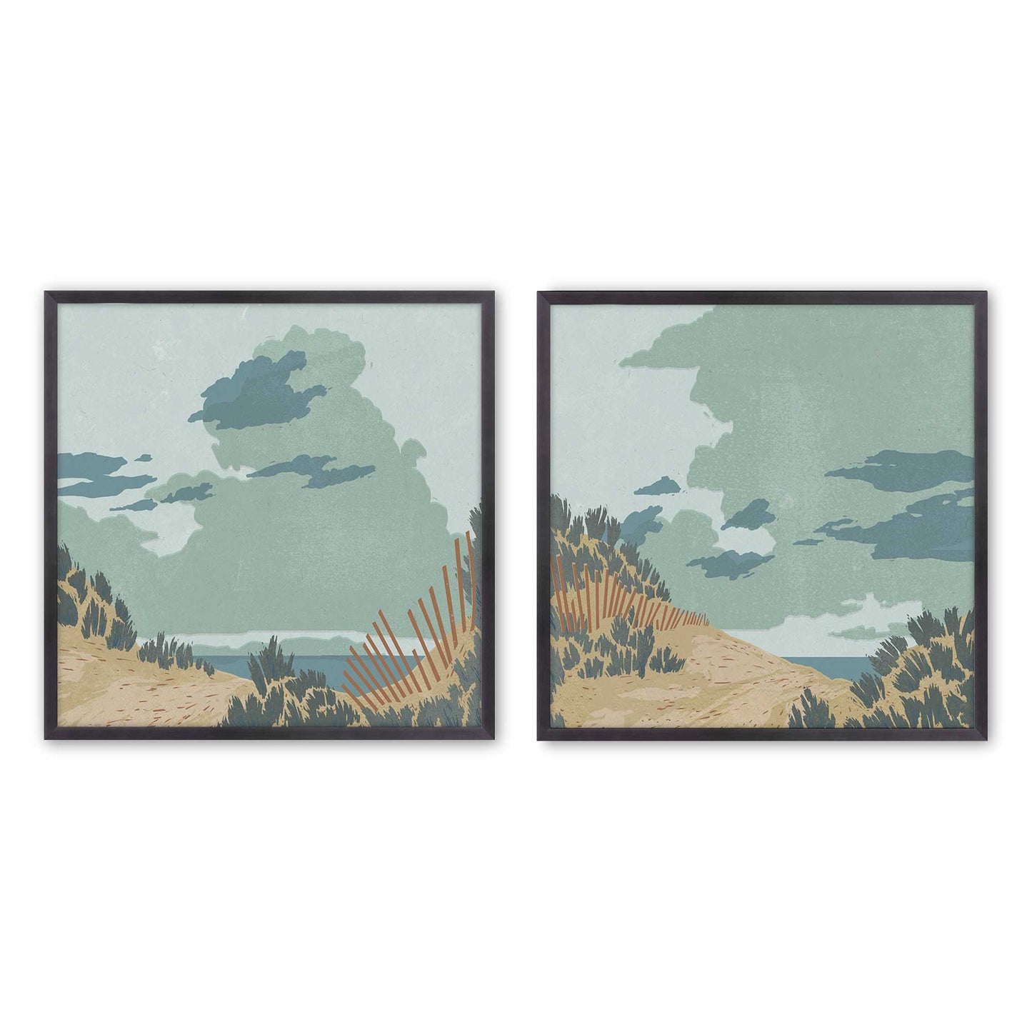 [Color:Weathered Zinc], Picture of art in a Weathered Zinc frame