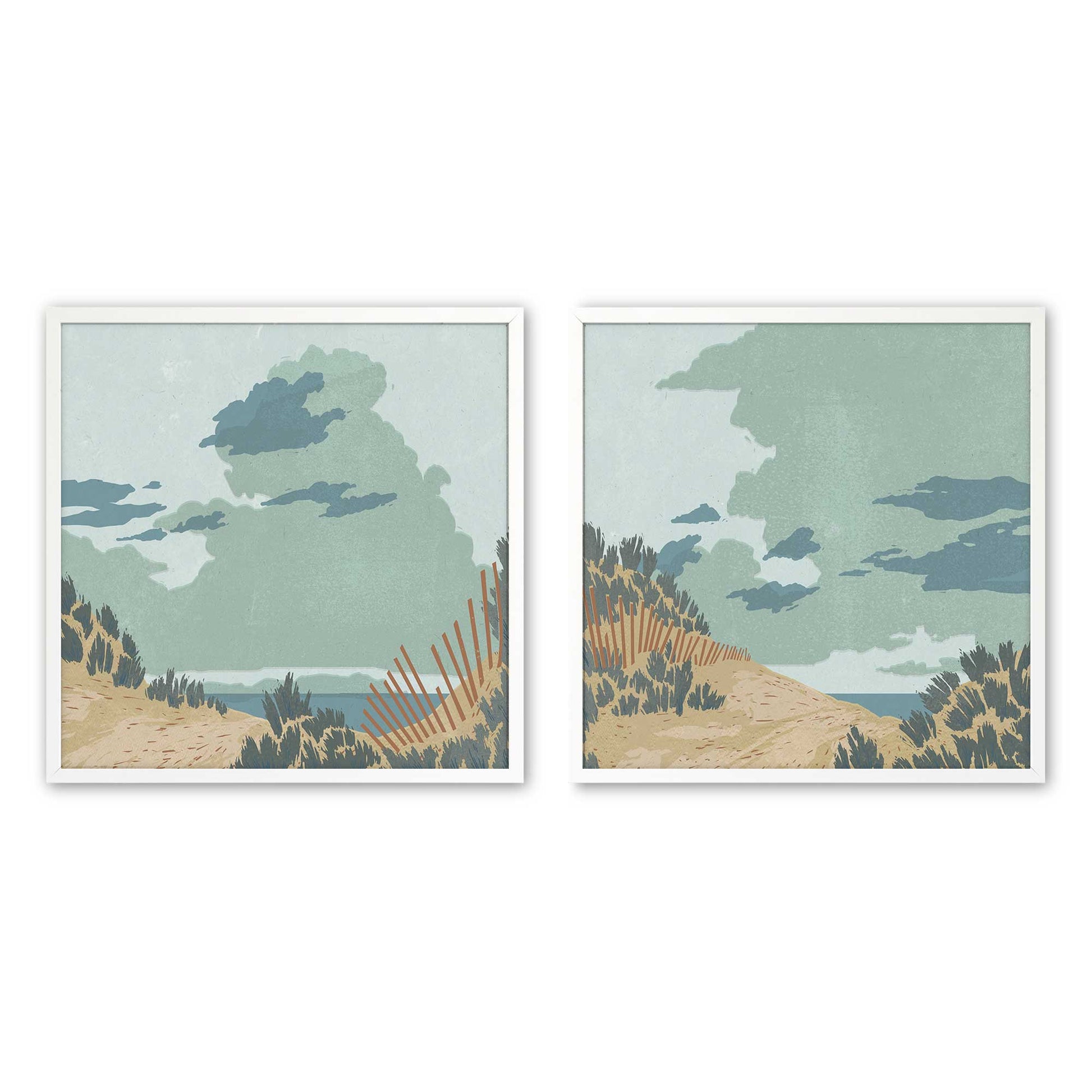 [Color:Opaque White], Picture of art in a Opaque White frame