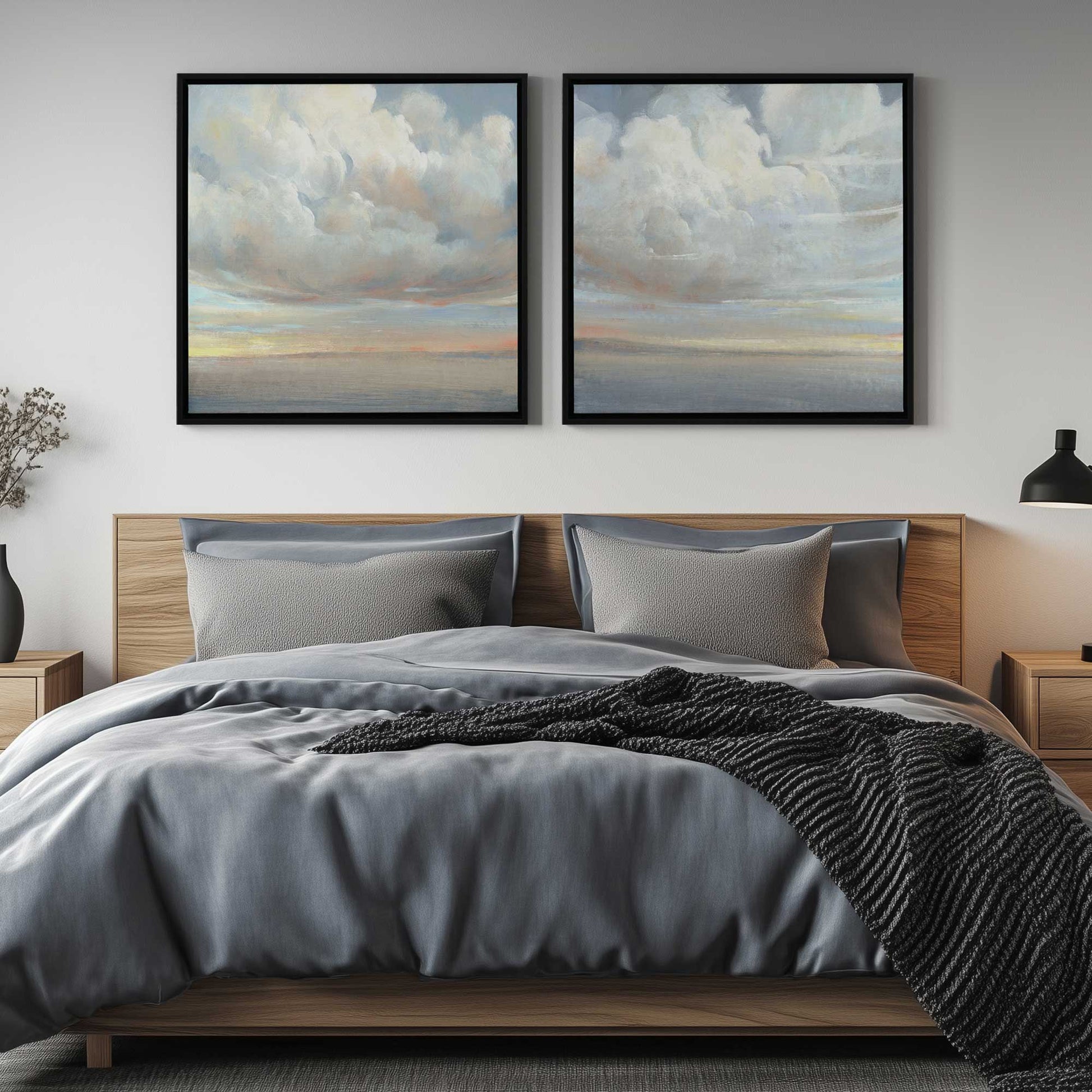 [Color:Satin Black], Picture of art in a Satin Black frame
