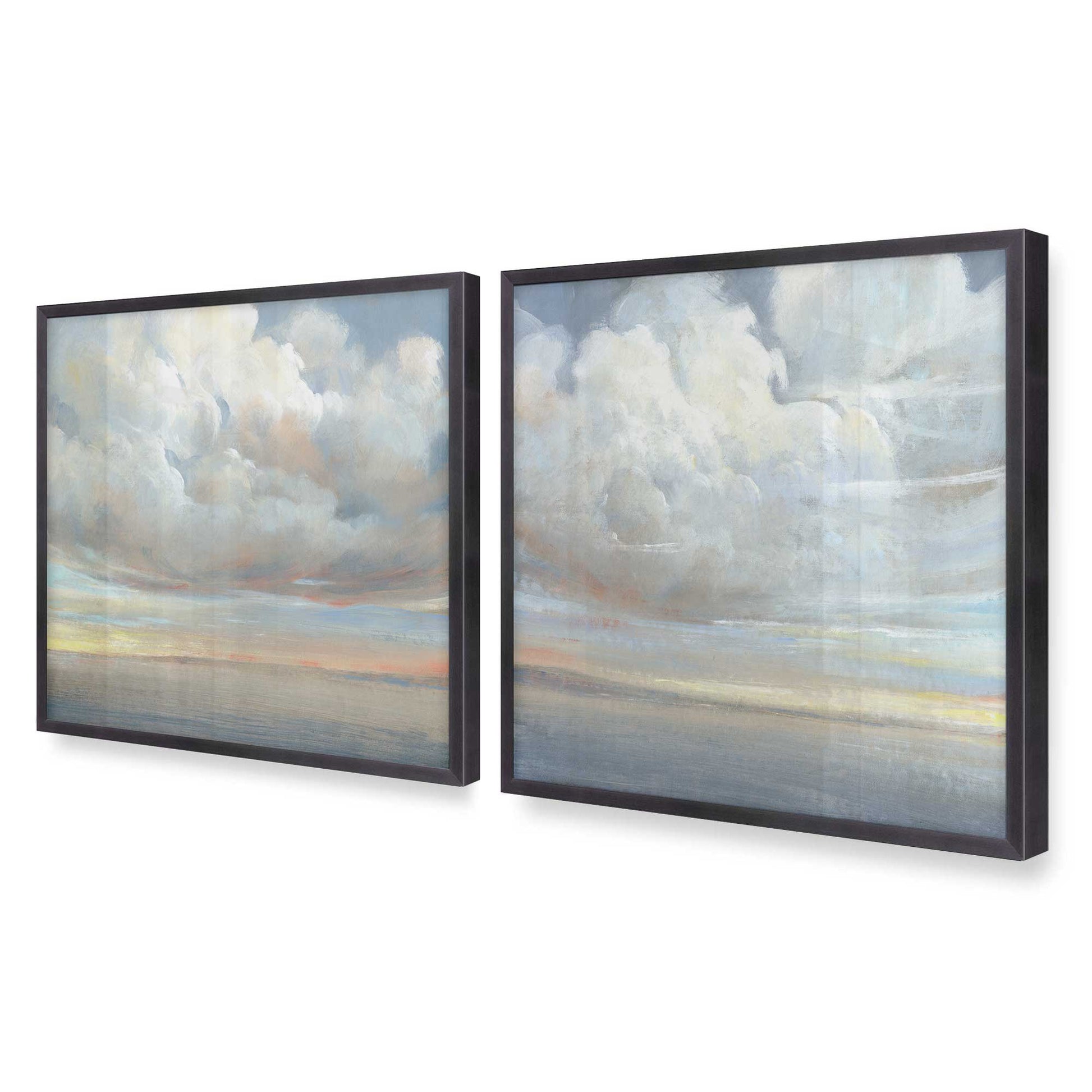 [Color:Weathered Zinc], Picture of art in a Weathered Zinc frame of the corner