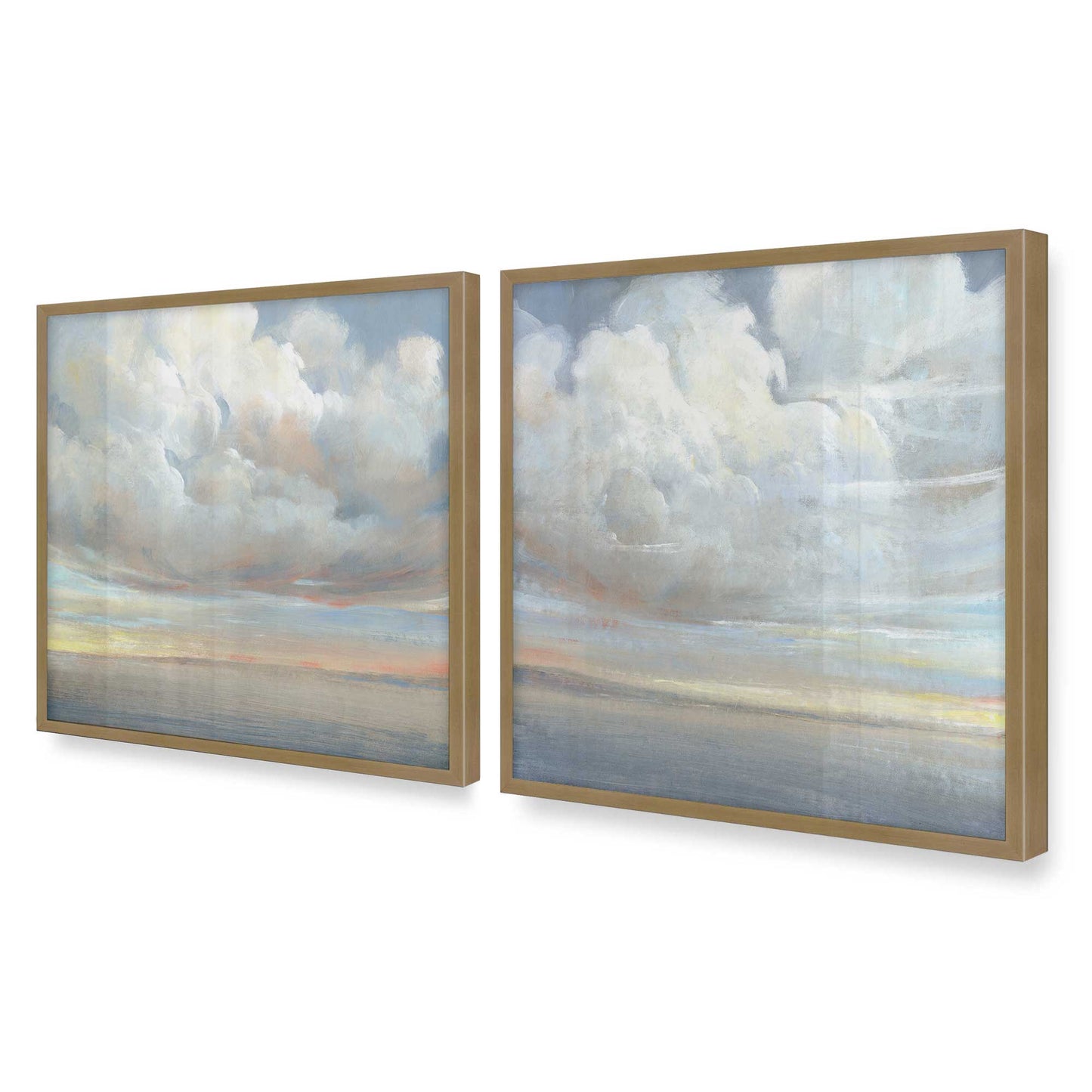 [Color:Brushed Gold], Picture of art in a Brushed Gold frame of the corner