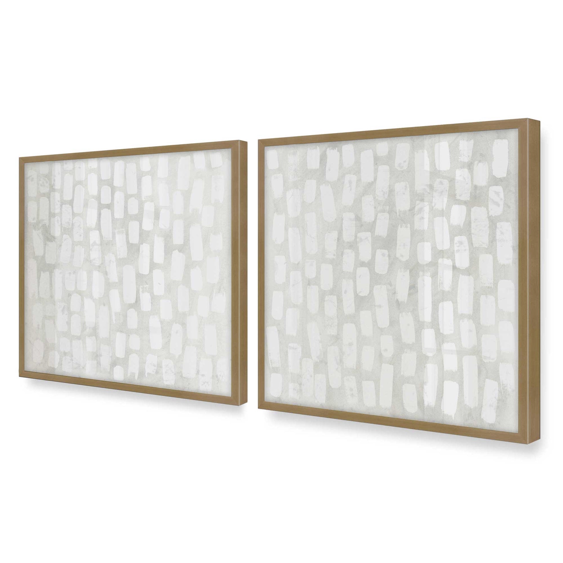 [Color:Brushed Gold], Picture of art in a Brushed Gold frame of the corner