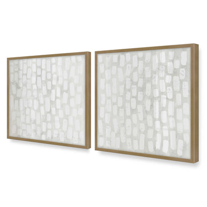 [Color:Brushed Gold], Picture of art in a Brushed Gold frame of the corner