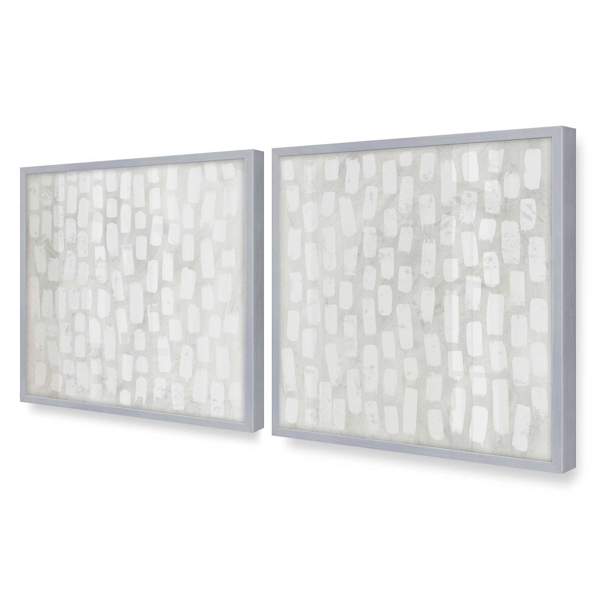 [Color:Polished Chrome], Picture of art in a Polished Chrome frame of the corner
