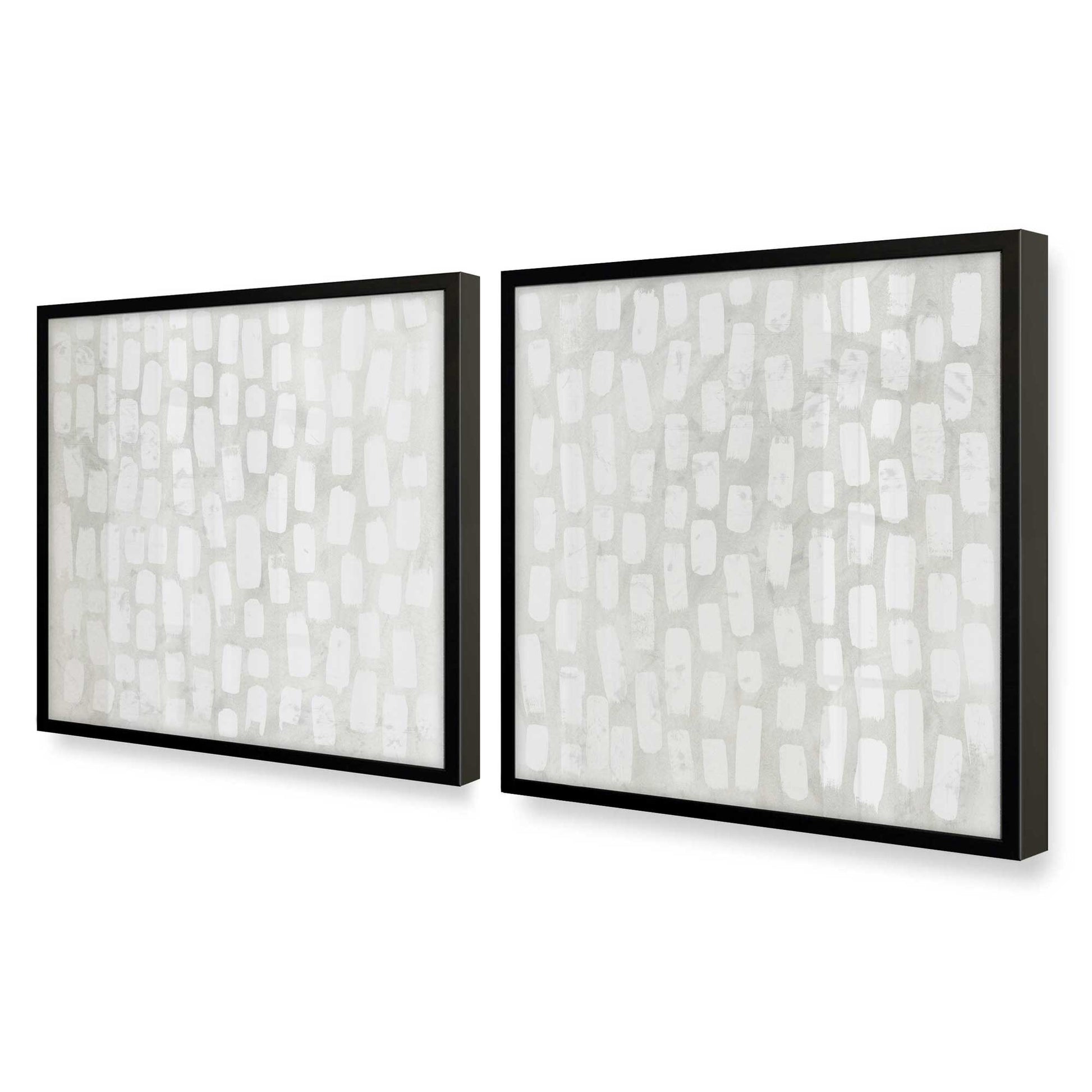[Color:Satin Black], Picture of art in a Satin Black frame at an angle