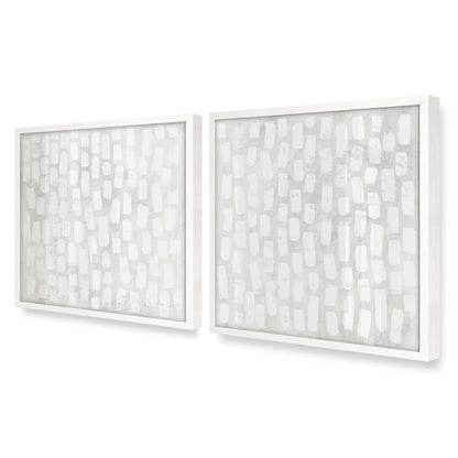 [Color:Opaque White], Picture of art in a Opaque White frame at an angle