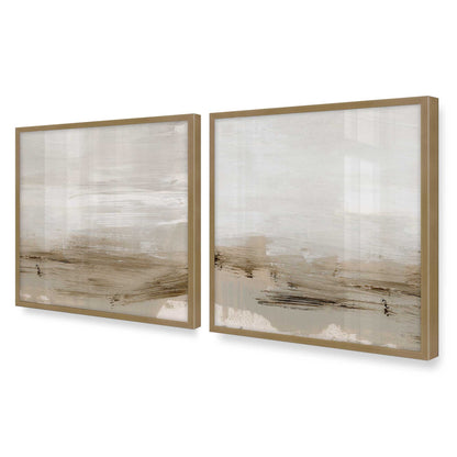 [Color:Brushed Gold], Picture of art in a Brushed Gold frame of the corner