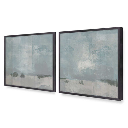 [Color:Weathered Zinc], Picture of art in a Weathered Zinc frame of the corner