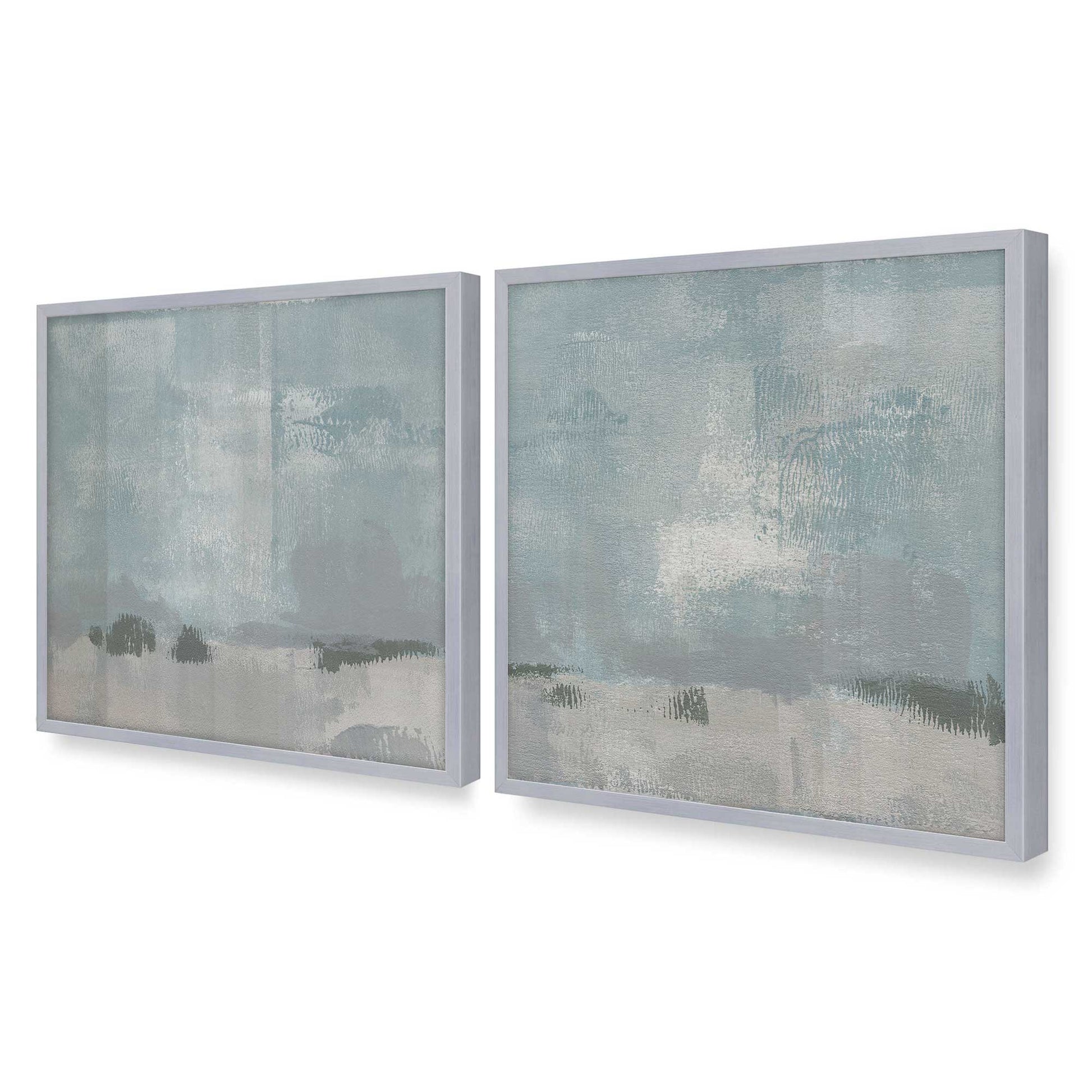 [Color:Polished Chrome], Picture of art in a Polished Chrome frame of the corner