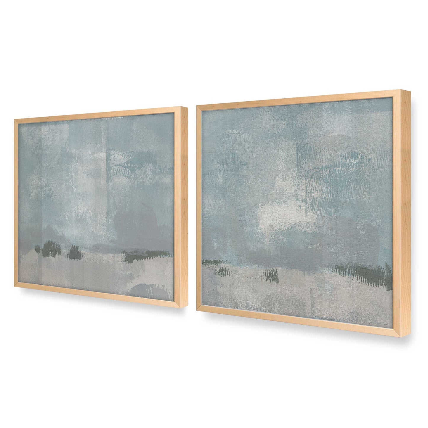 [Color:Raw Maple], Picture of art in a Raw Maple frame at an angle