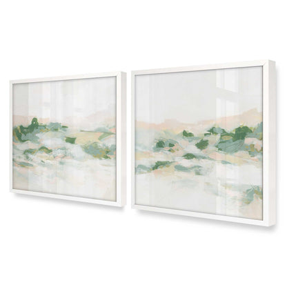 [Color:Opaque White], Picture of art in a Opaque White frame at an angle