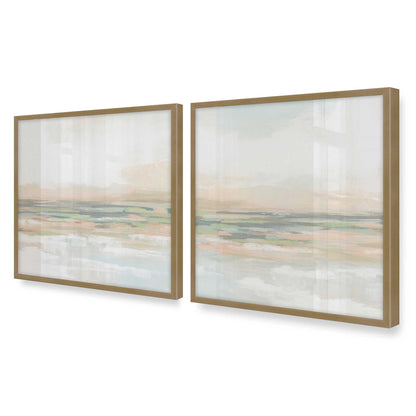 [Color:Brushed Gold], Picture of art in a Brushed Gold frame of the corner