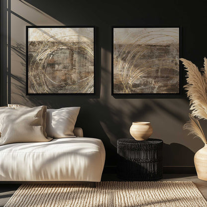 [Color:Satin Black], Picture of art in a Satin Black frame