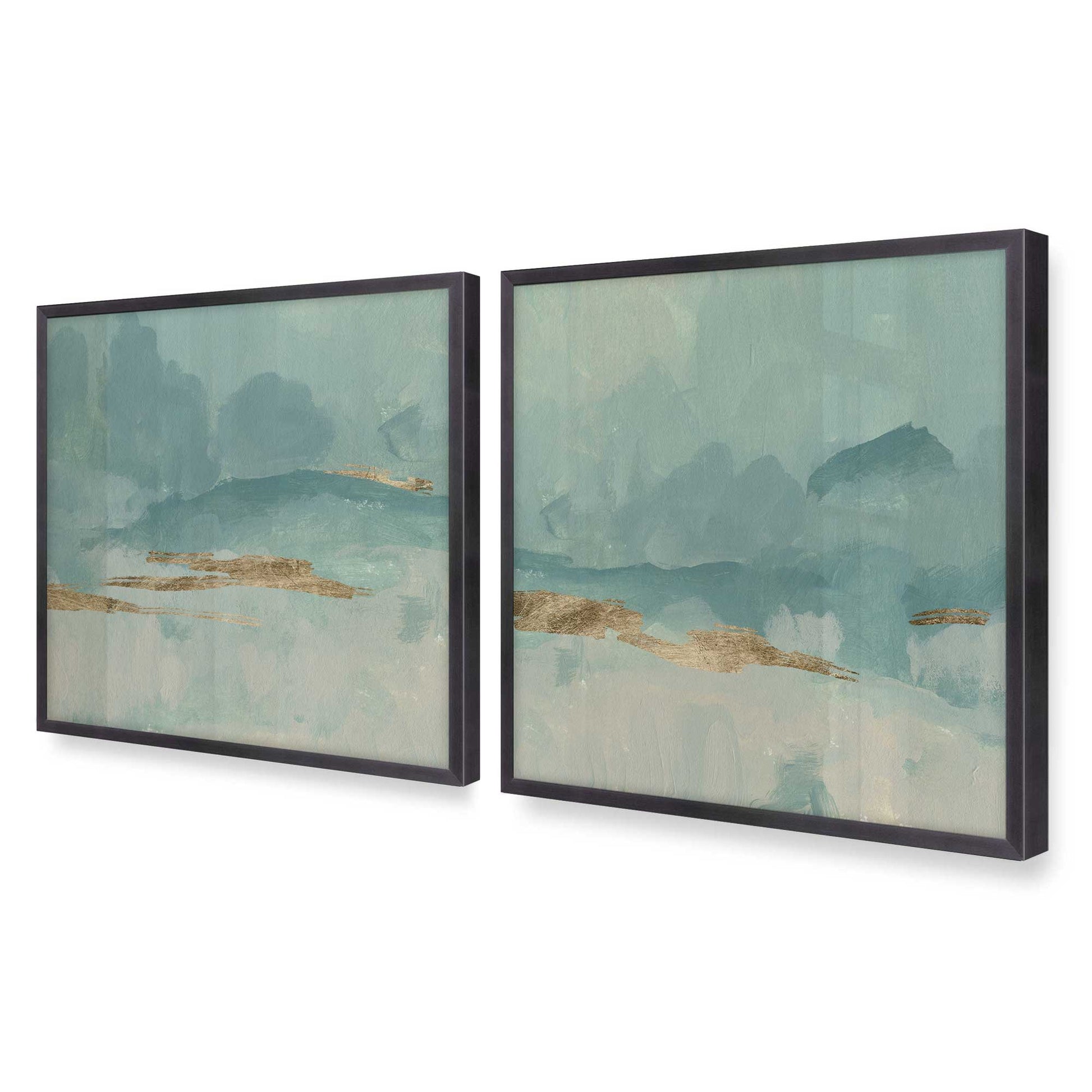 [Color:Weathered Zinc], Picture of art in a Weathered Zinc frame of the corner