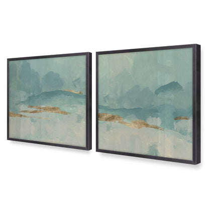 [Color:Weathered Zinc], Picture of art in a Weathered Zinc frame of the corner