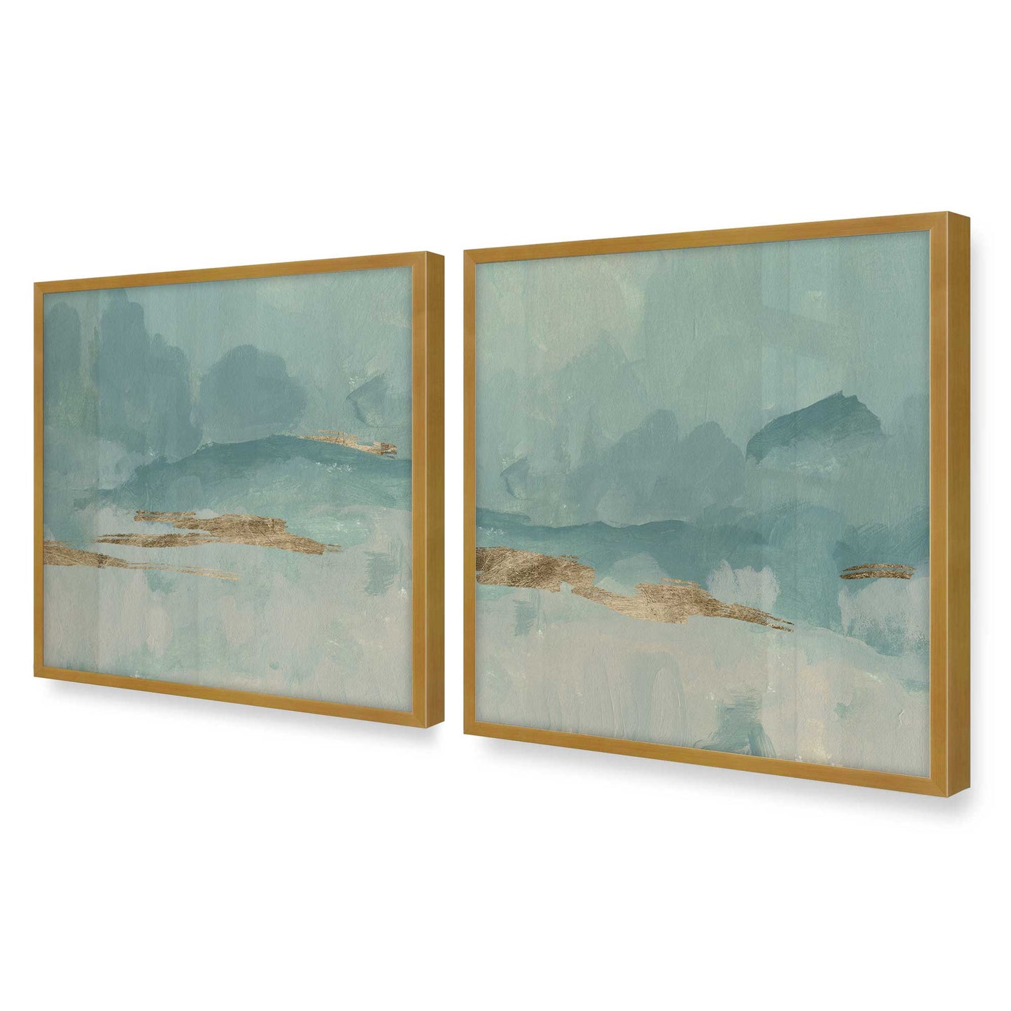 [Color:Polished Gold], Picture of art in a Polished Gold frame of the corner
