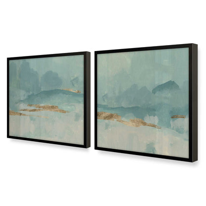 [Color:Satin Black], Picture of art in a Satin Black frame at an angle
