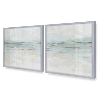 [Color:Polished Chrome], Picture of art in a Polished Chrome frame of the corner