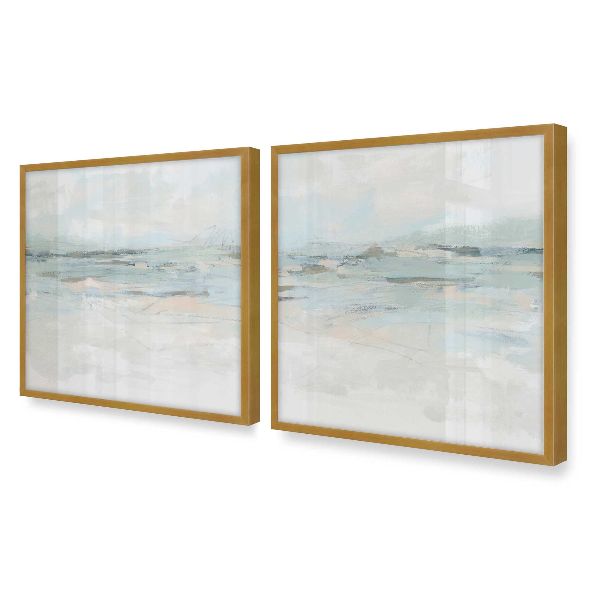 [Color:Polished Gold], Picture of art in a Polished Gold frame of the corner
