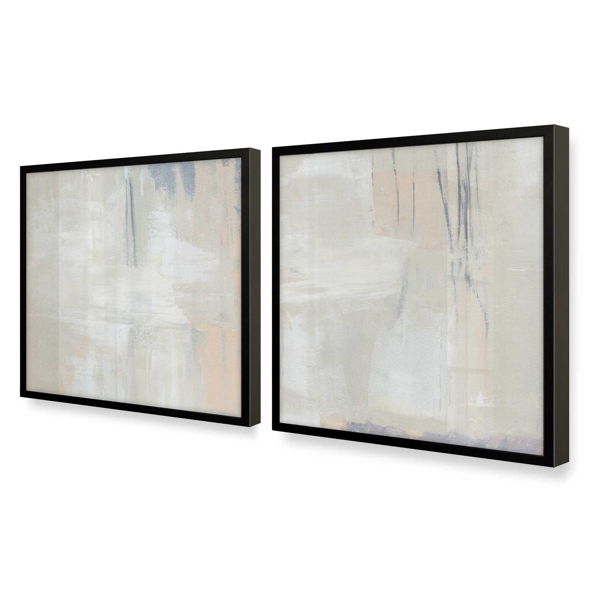 [Color:Satin Black], Picture of art in a Satin Black frame at an angle