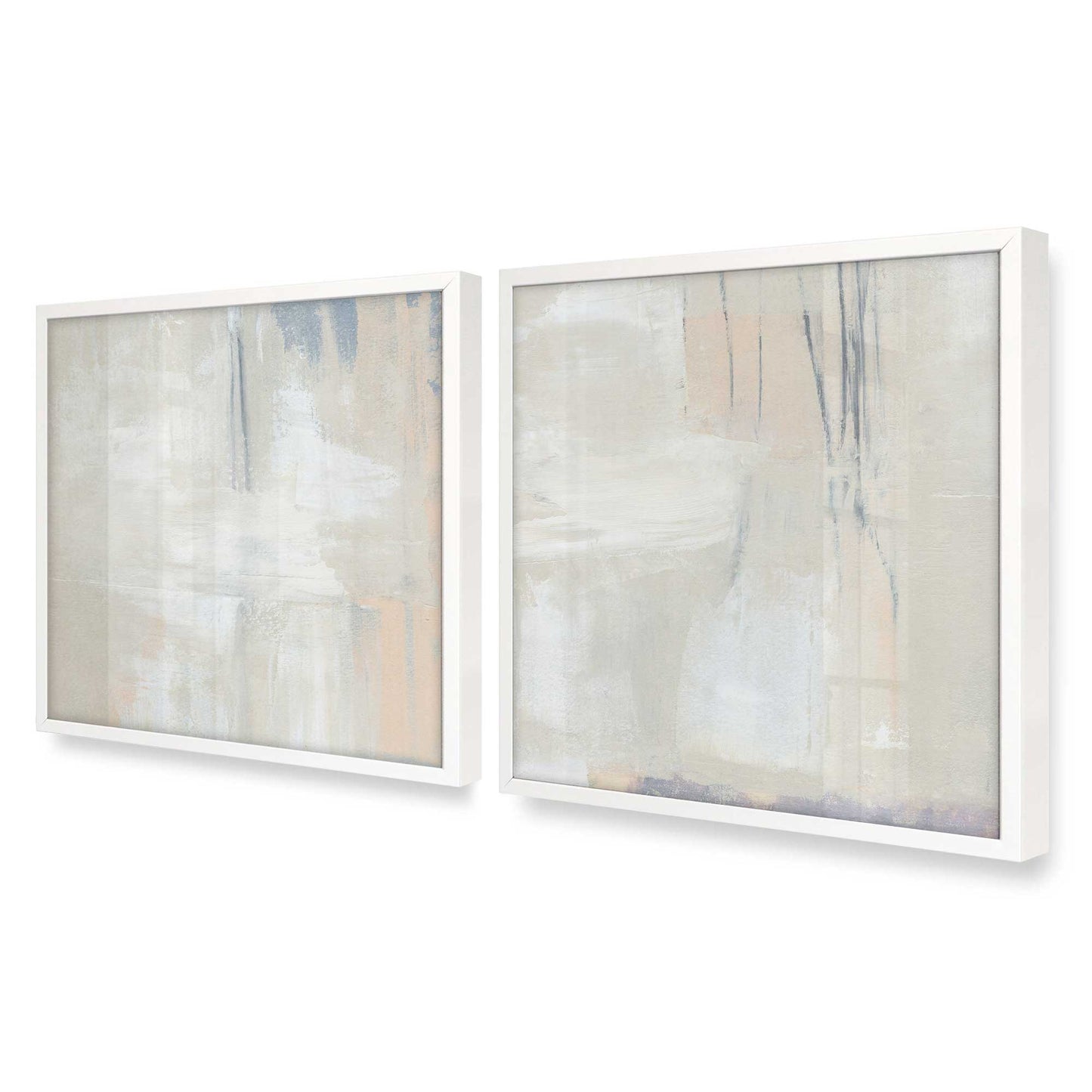 [Color:Opaque White], Picture of art in a Opaque White frame at an angle