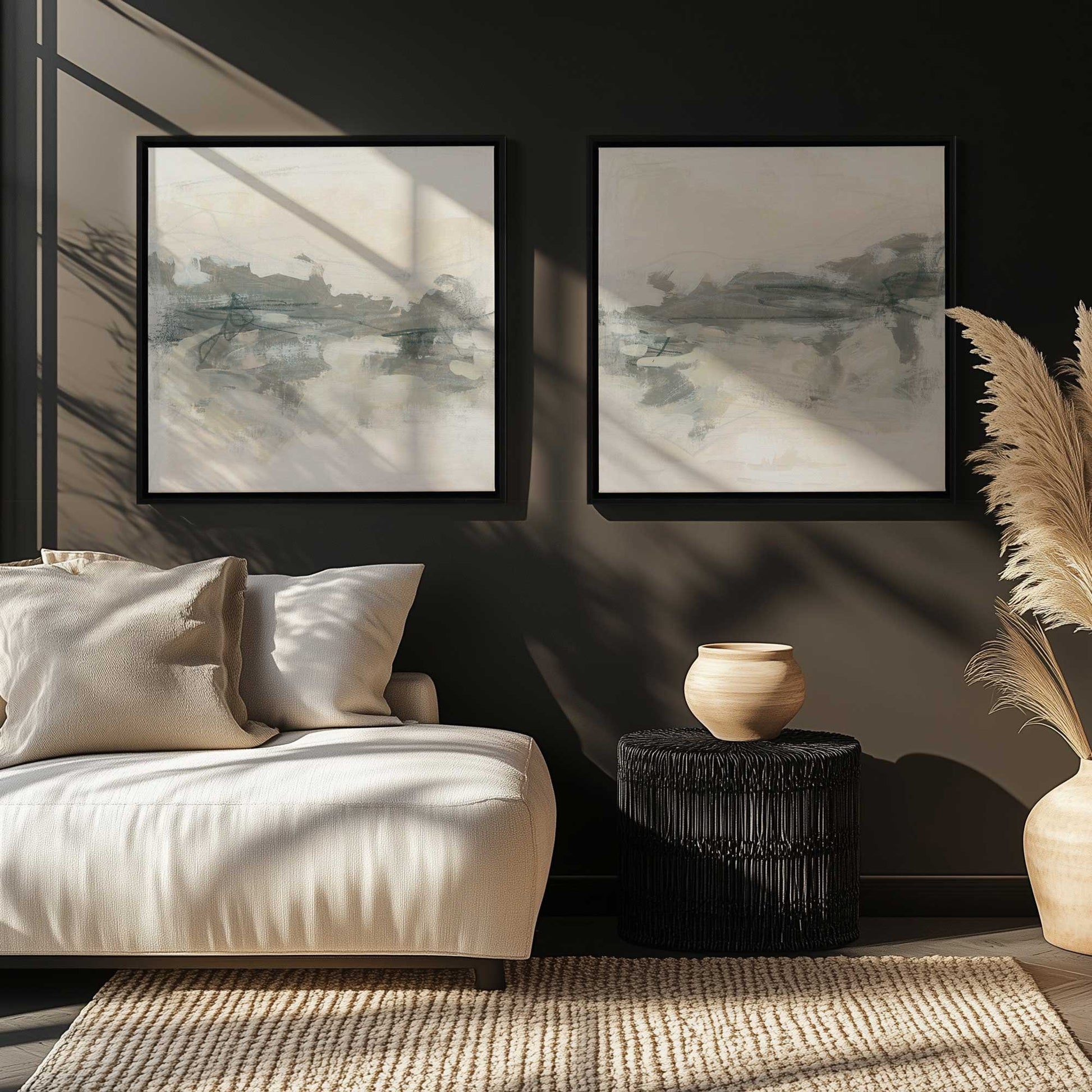 [Color:Opaque White], Picture of art in a White frame
