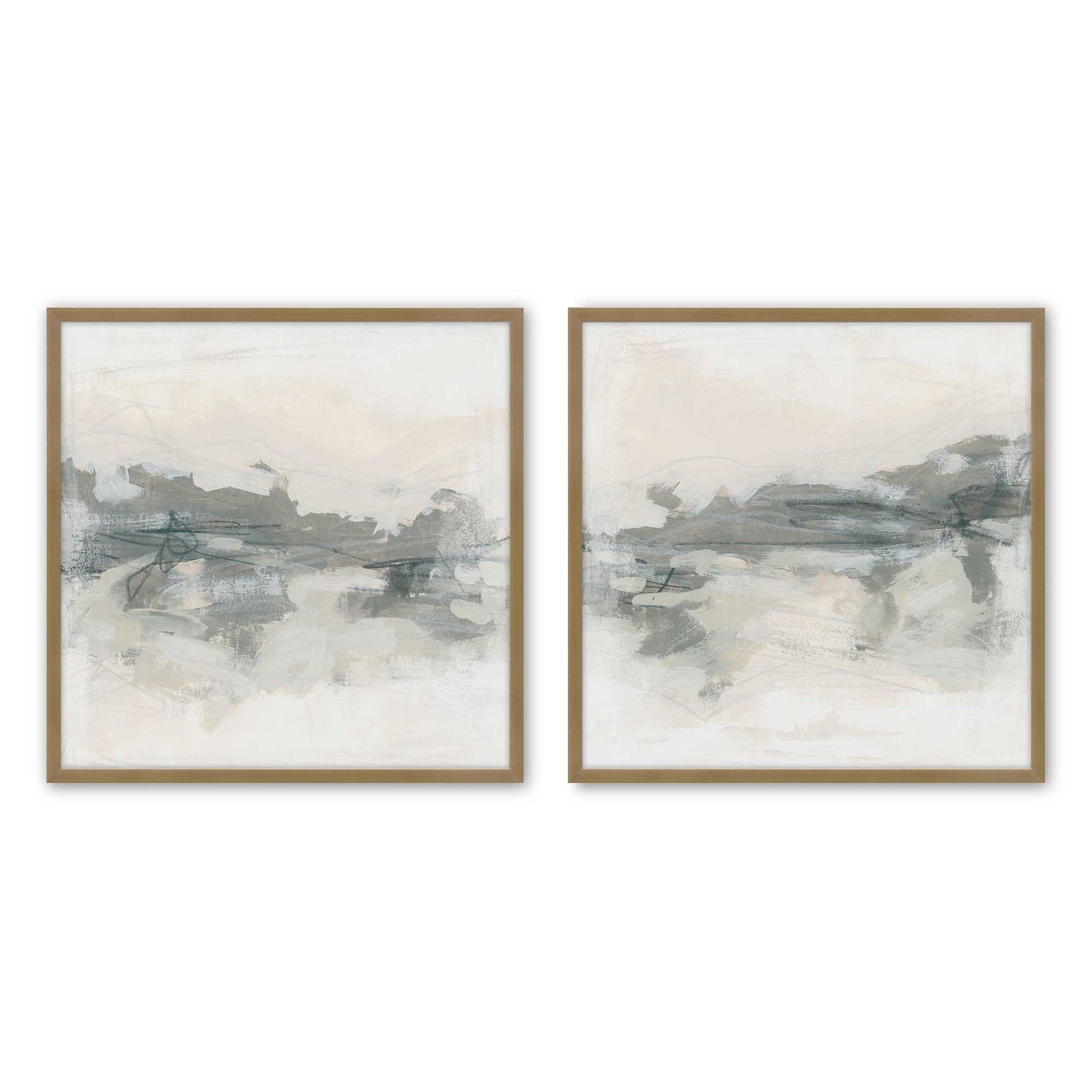 [Color:Brushed Gold], Picture of art in a Brushed Gold frame