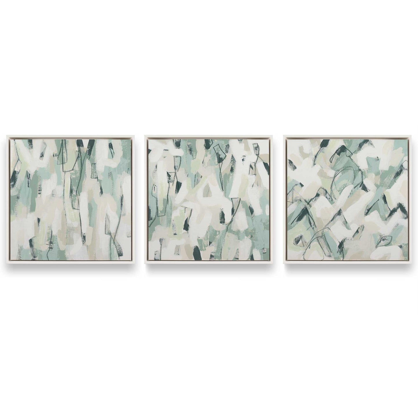 [Color:Opaque White], Picture of art in a White frame