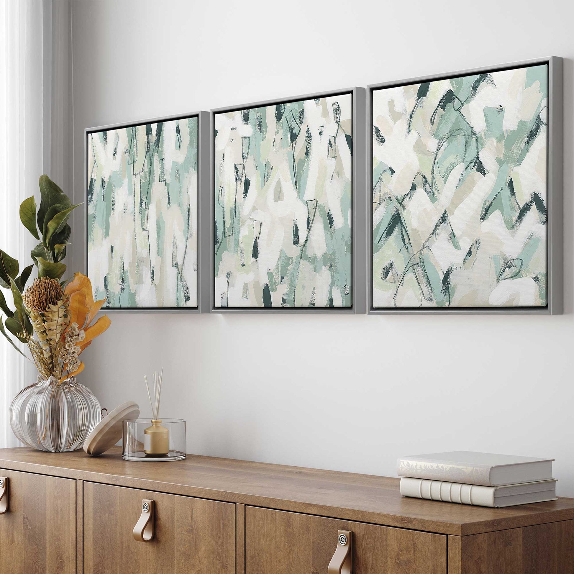 [Color:Satin Black], Picture of art in a Satin Black frame