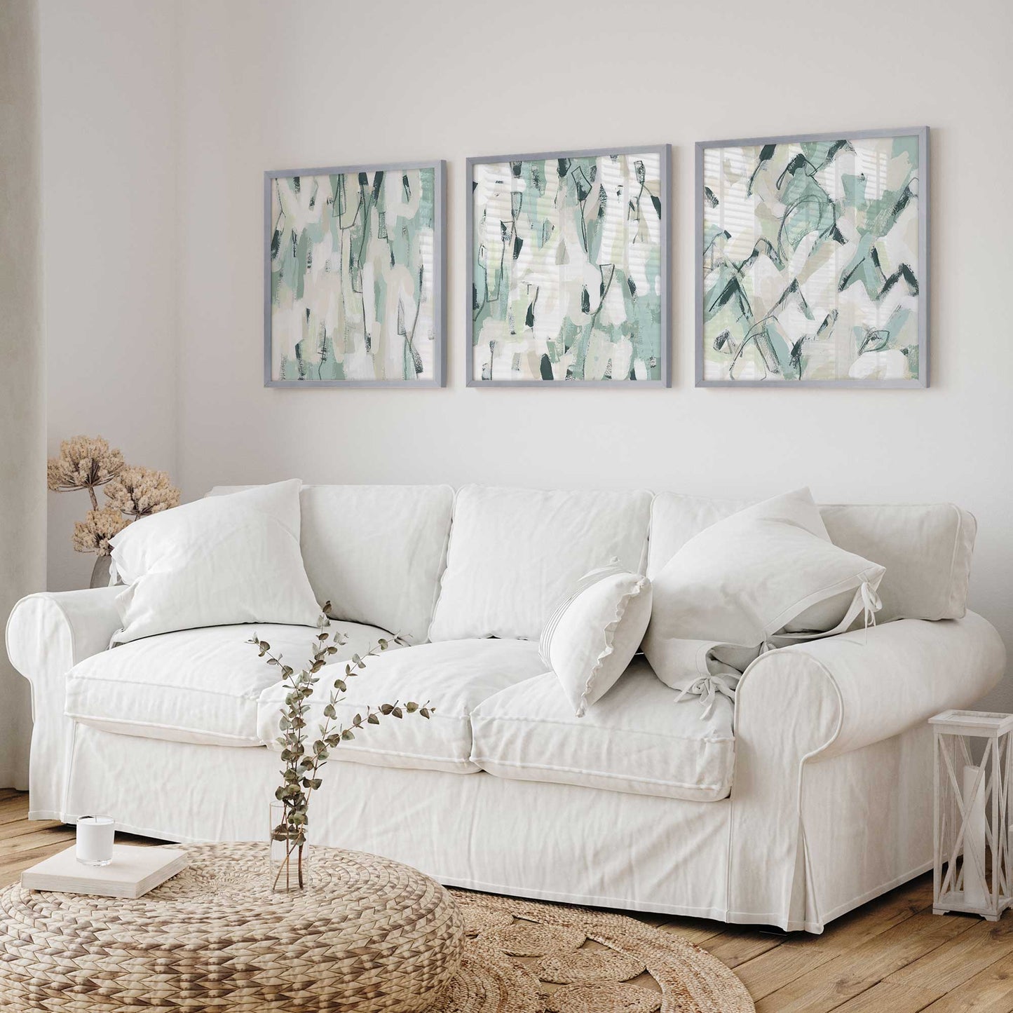 [Color:Opaque White], Picture of art in a Opaque White frame
