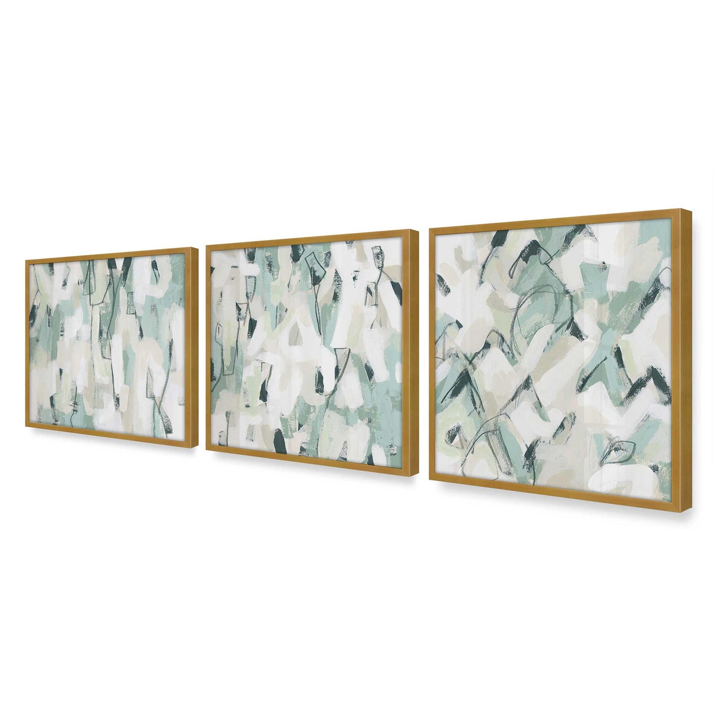 [Color:Polished Gold], Picture of art in a Polished Gold frame of the corner