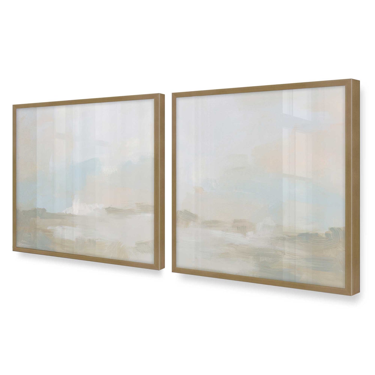 [Color:Brushed Gold], Picture of art in a Brushed Gold frame of the corner