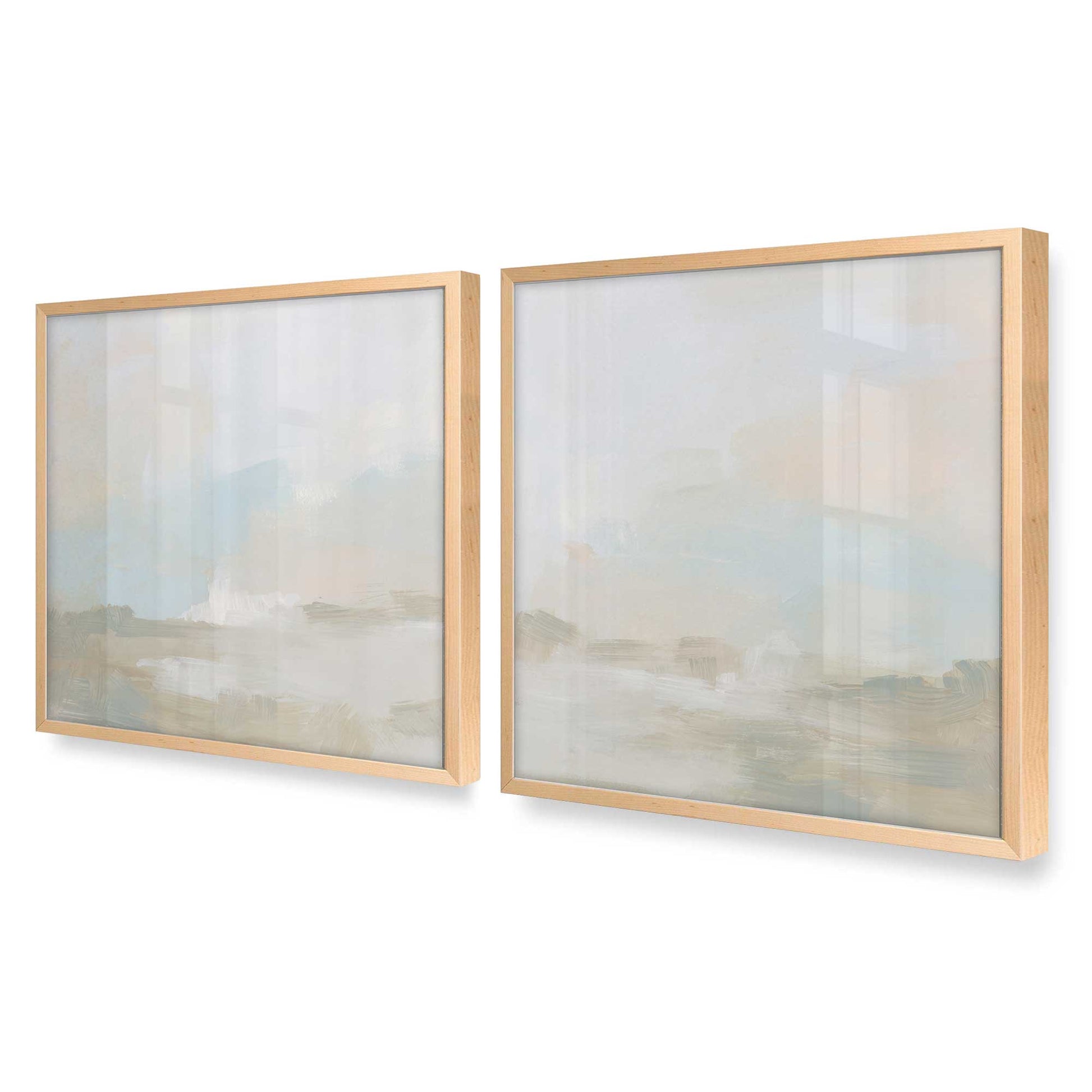 [Color:Raw Maple], Picture of art in a Raw Maple frame at an angle
