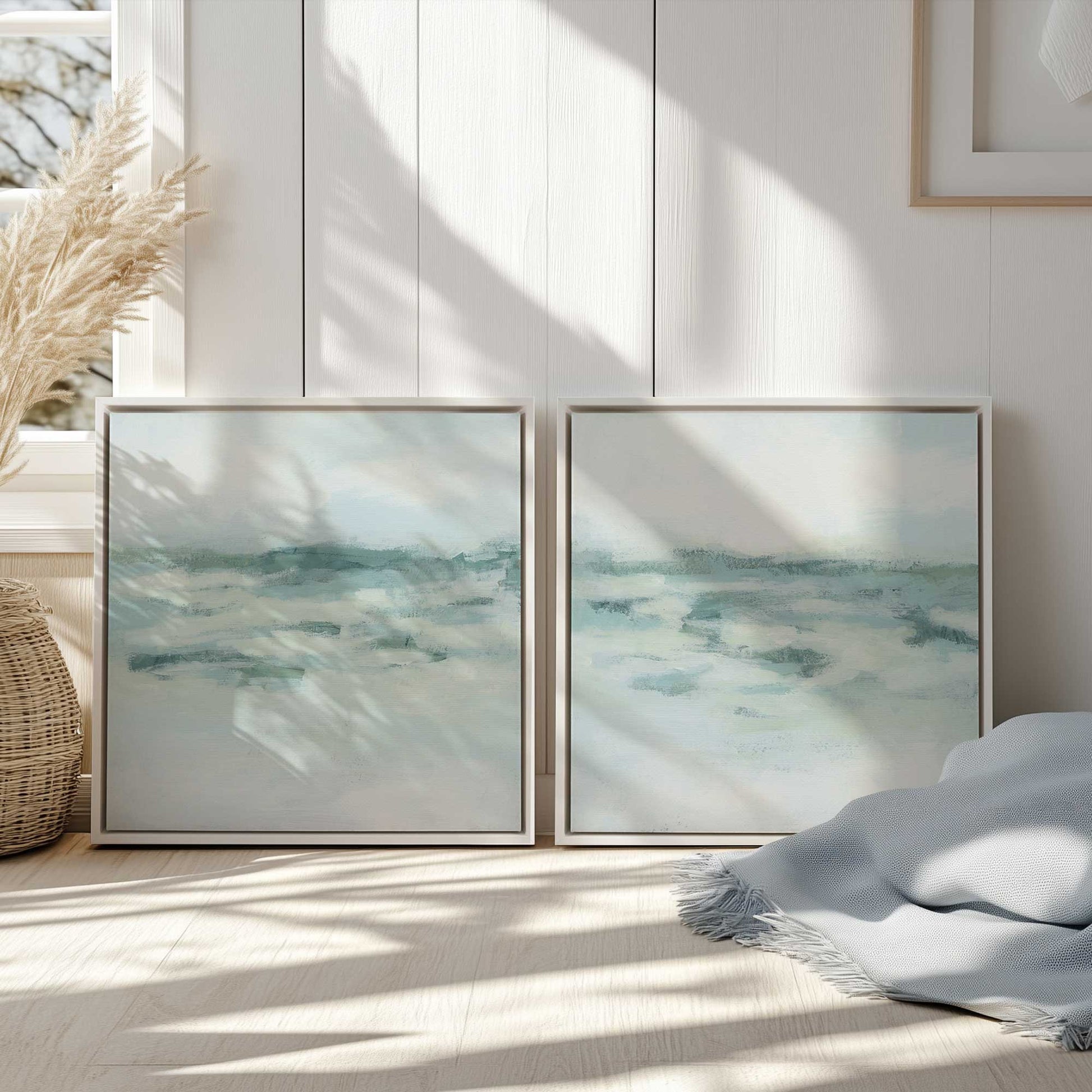 [Color:Opaque White], Picture of art in a White frame