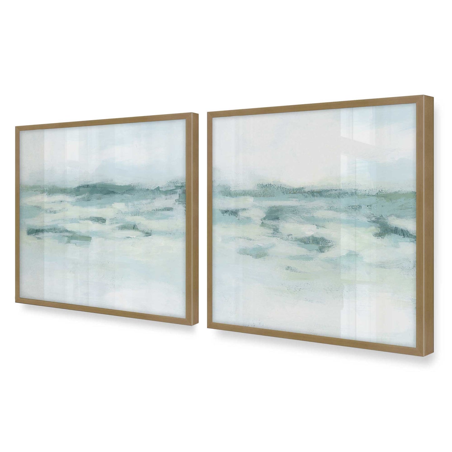 [Color:Brushed Gold], Picture of art in a Brushed Gold frame of the corner