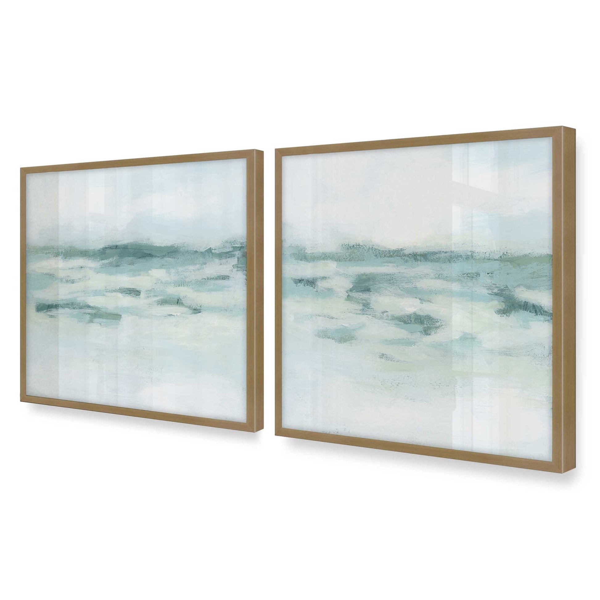 [Color:Brushed Gold], Picture of art in a Brushed Gold frame of the corner