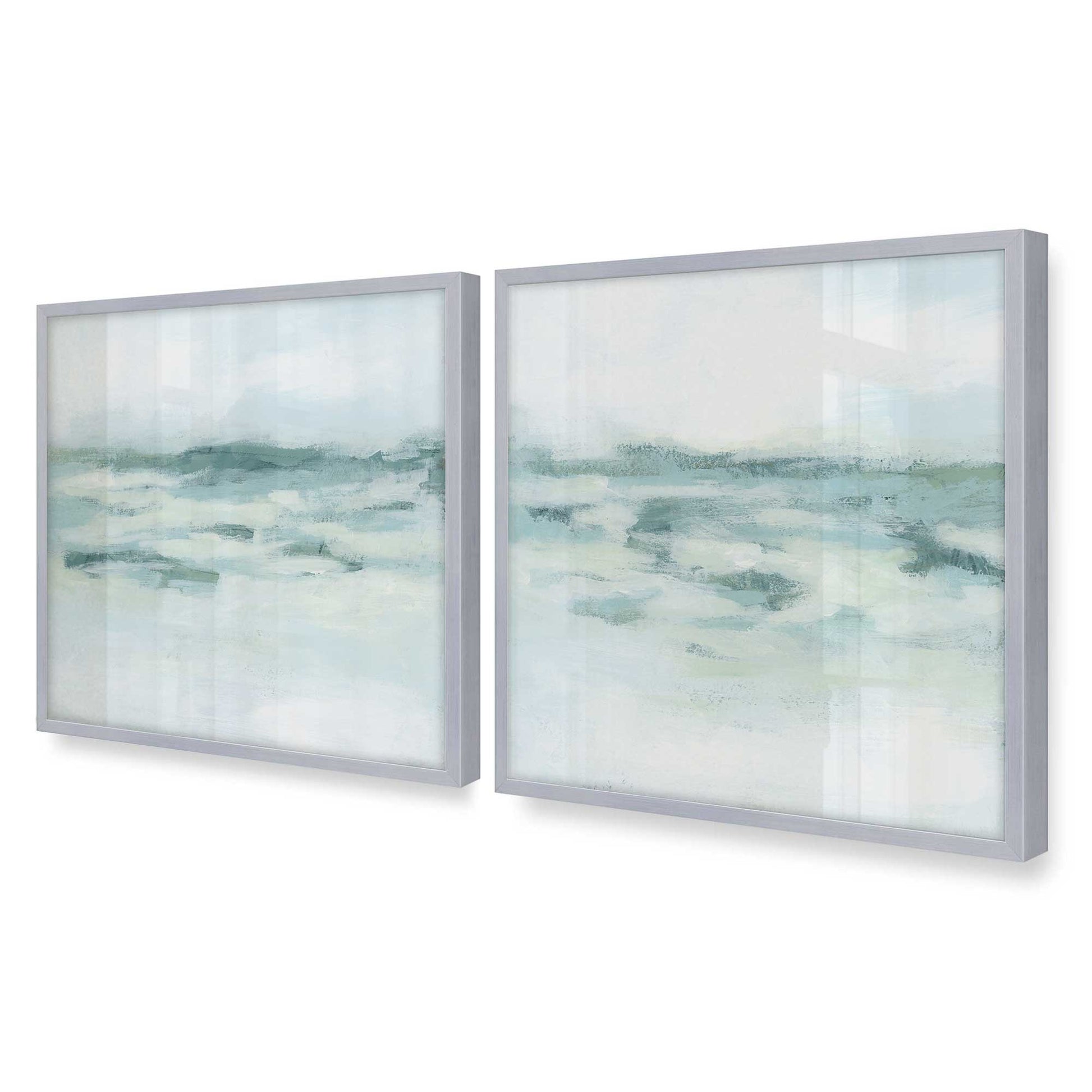 [Color:Polished Chrome], Picture of art in a Polished Chrome frame of the corner