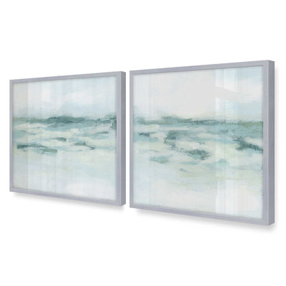 [Color:Polished Chrome], Picture of art in a Polished Chrome frame of the corner