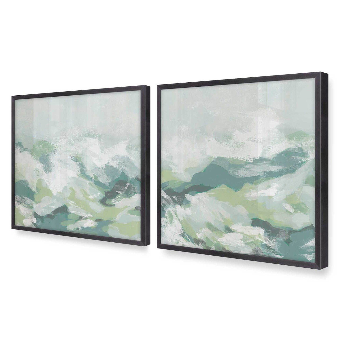 [Color:Weathered Zinc], Picture of art in a Weathered Zinc frame of the corner