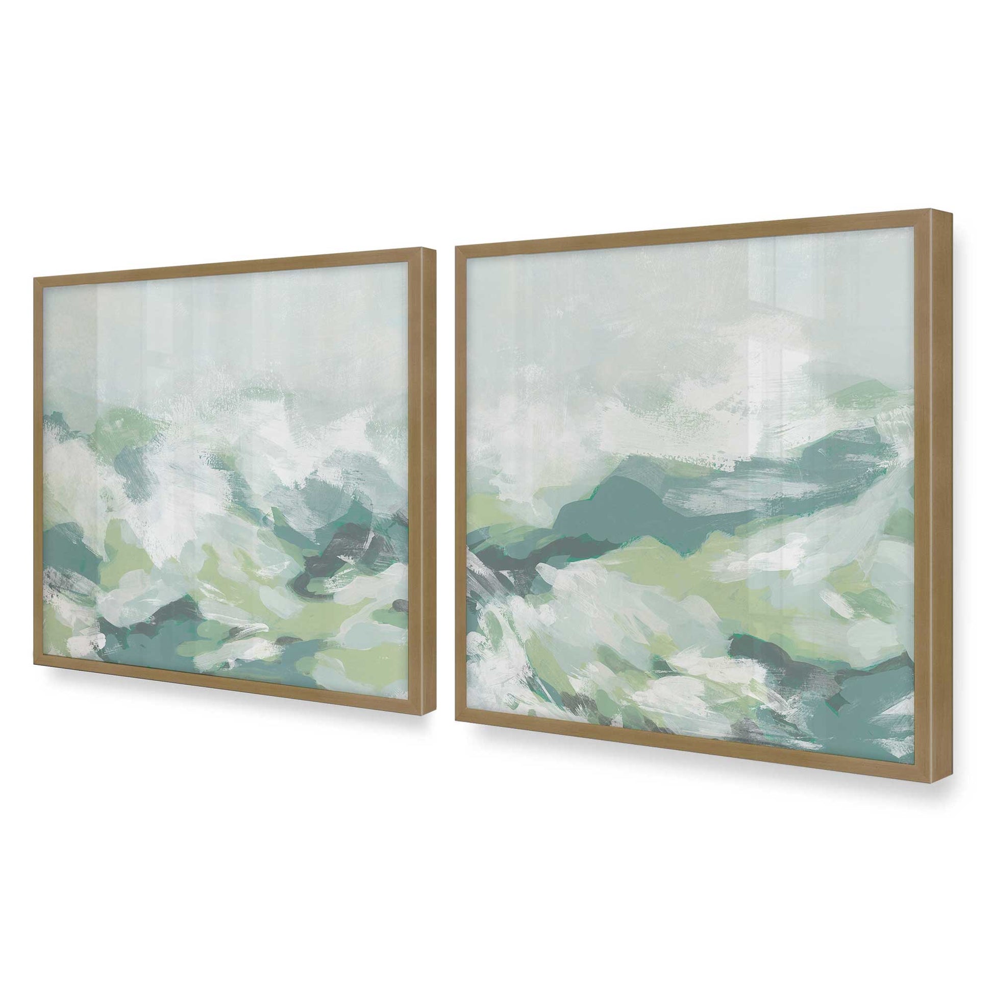 [Color:Brushed Gold], Picture of art in a Brushed Gold frame of the corner