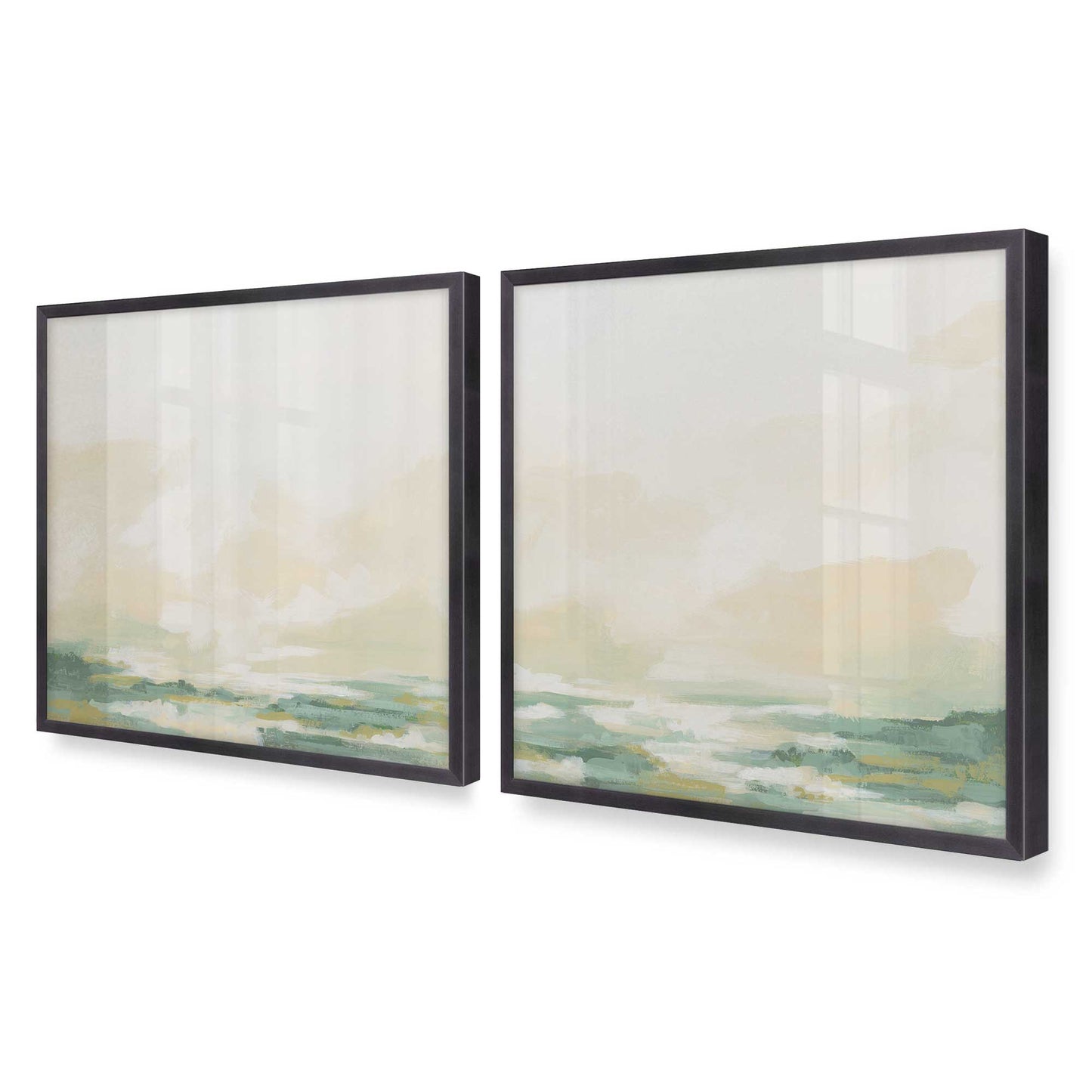 [Color:Weathered Zinc], Picture of art in a Weathered Zinc frame of the corner
