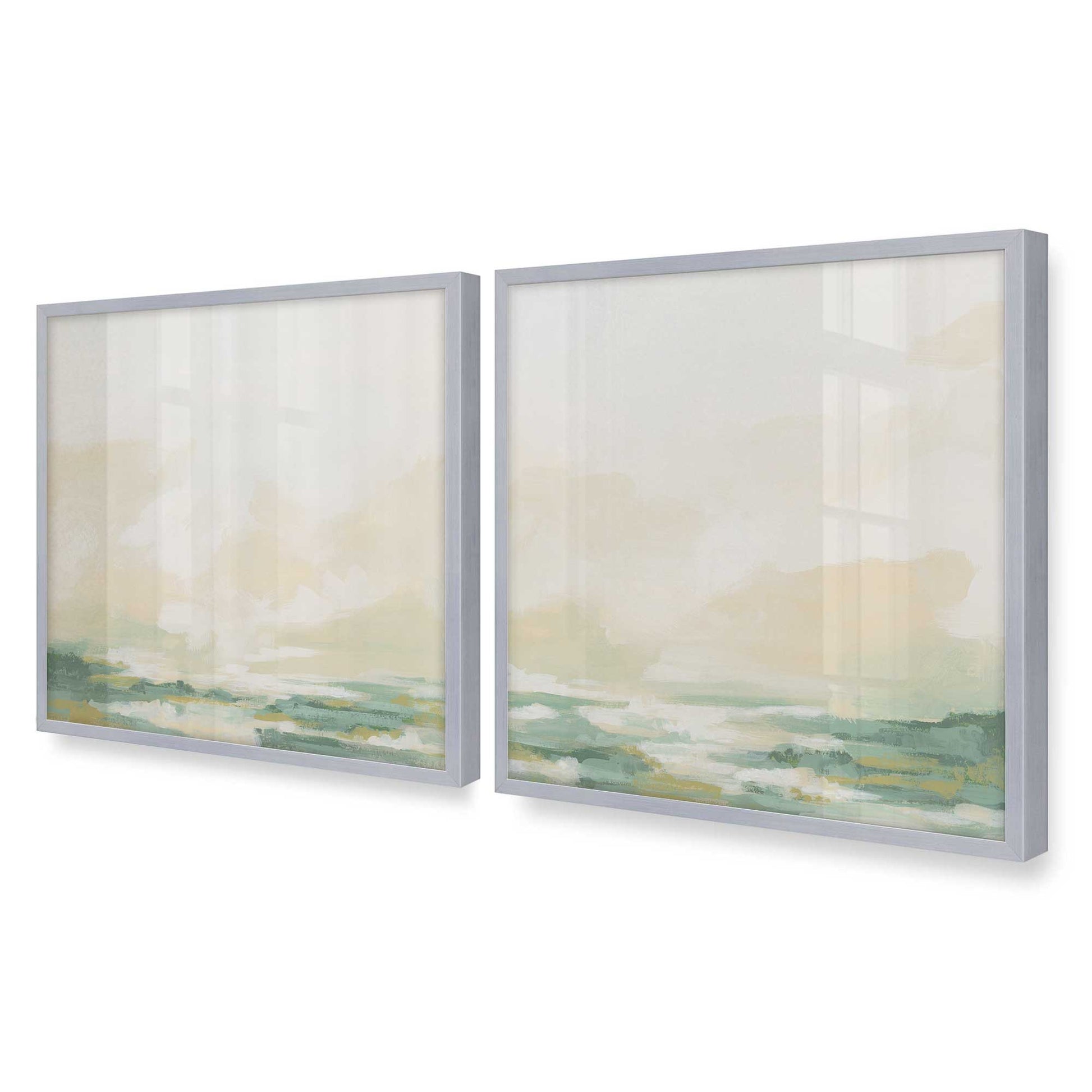[Color:Polished Chrome], Picture of art in a Polished Chrome frame of the corner