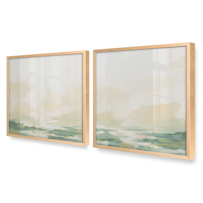 [Color:Raw Maple], Picture of art in a Raw Maple frame at an angle