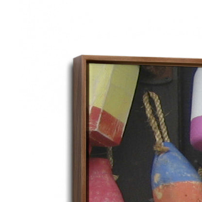 [Color:Walnut], Picture of art in a Walnut frame at an angle