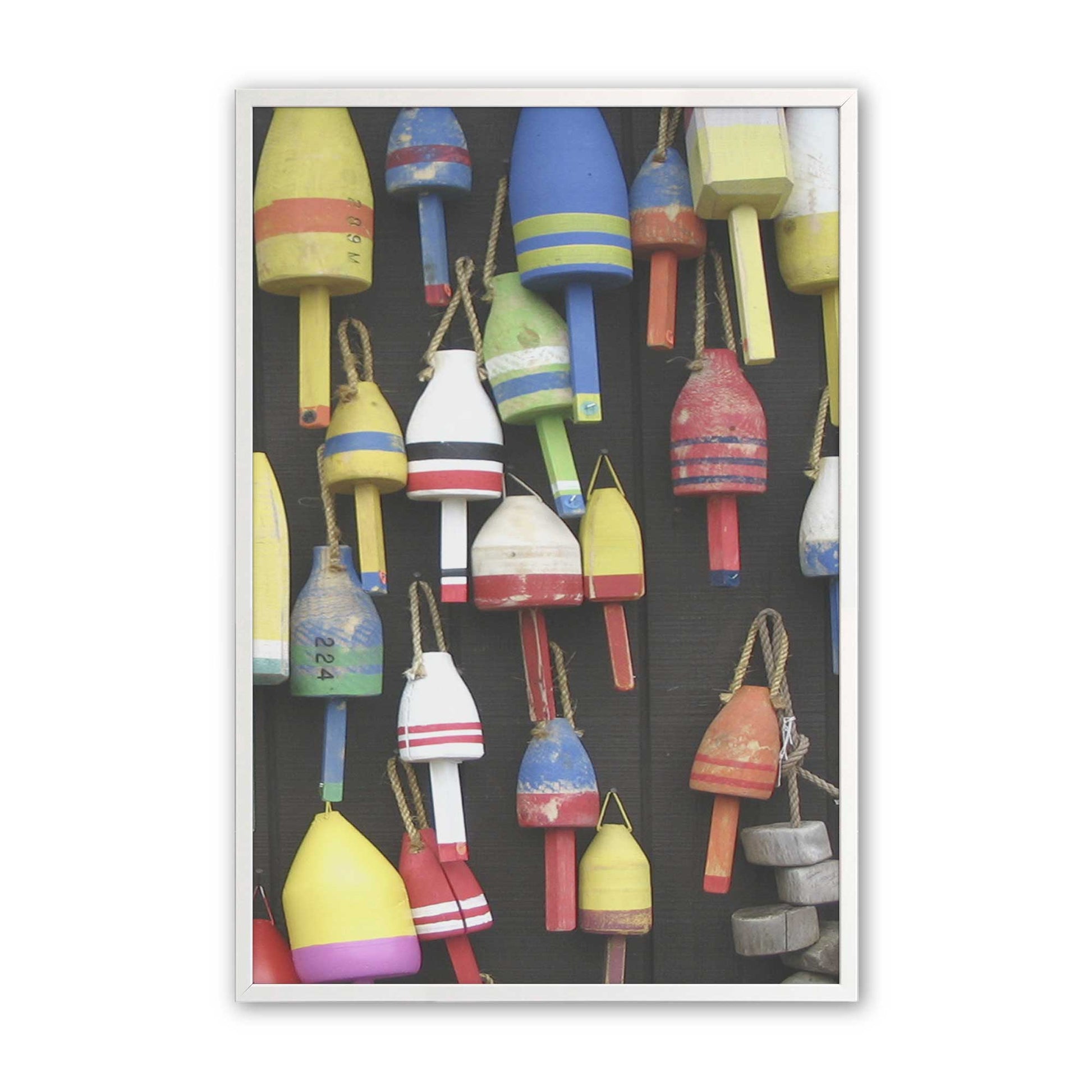 [Color:Opaque White], Picture of art in a Opaque White frame