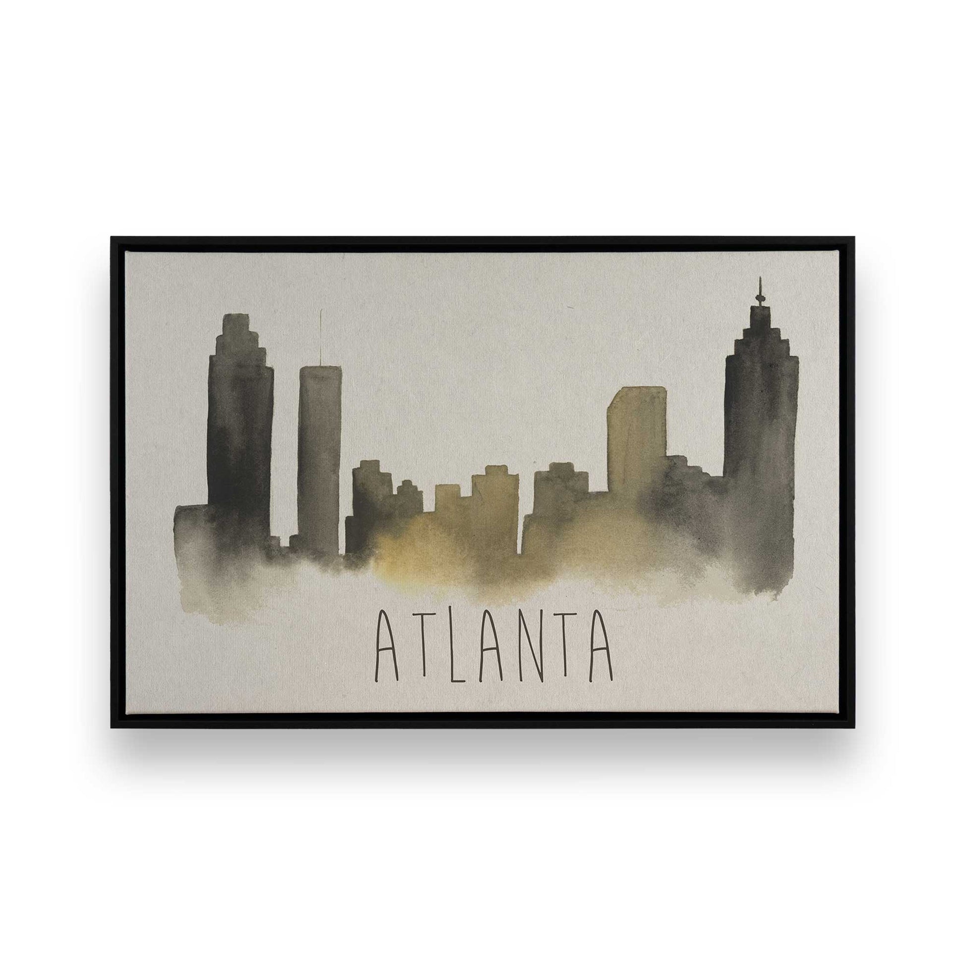[Color:Satin Black], Picture of art in a Satin Black frame