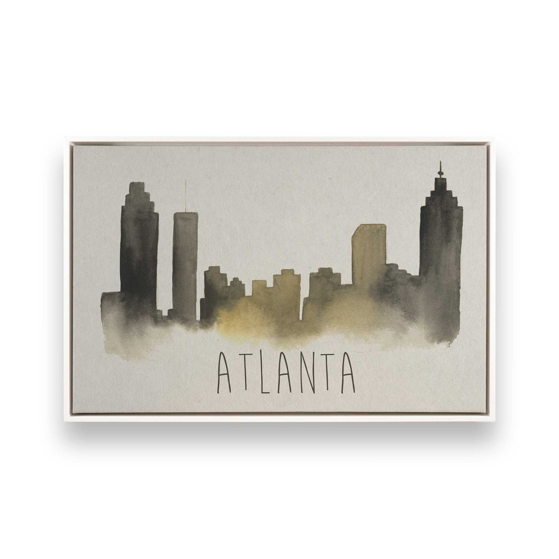 [Color:Opaque White], Picture of art in a White frame