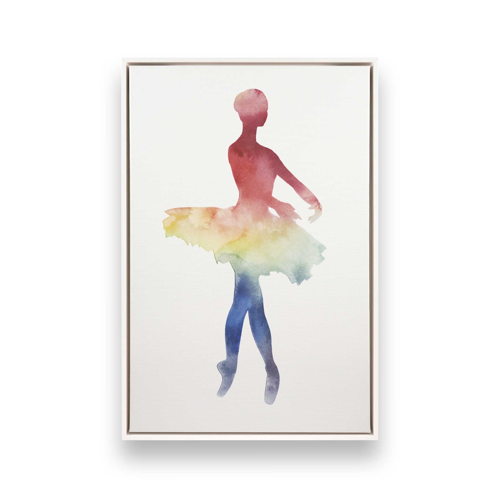 [Color:Opaque White], Picture of art in a White frame