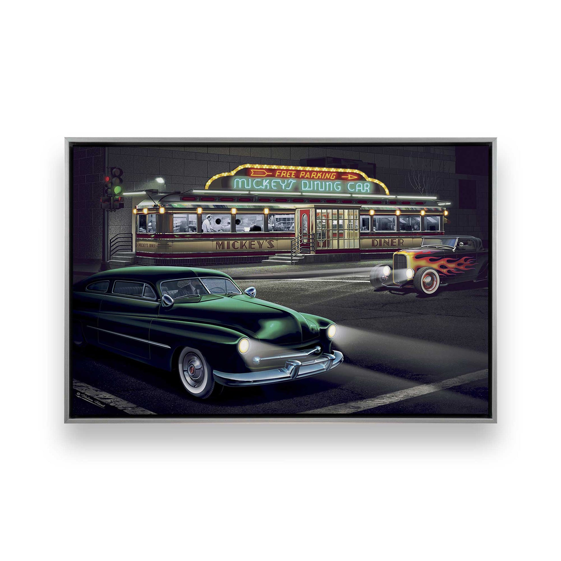 [Color:Polished Chrome], Picture of art in a Polished Chrome frame